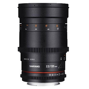 New Samyang 135mm T2.2 ED UMC VDSLR Cine Lens for Canon (1 YEAR AU WARRANTY + PRIORITY DELIVERY)